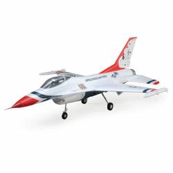 E-flite F-16 Thunderbirds 70mm EDF BNF Basic con AS3X e SAFE Select (art. EFL178500)