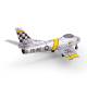 E-flite Aeromodello UMX F-86 Sabre 30mm EDF BNF Basic con AS3X e SAFE Select (art. EFLU7050)