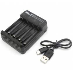 Kyosho Caricabatterie Speed House 2 USB Mini-Z adatto per batterie Stilo AA e Ministilo AAA (art. 72211)