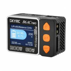 SkyRC Caricabatterie Smart B6AC Neo per LiPo da 1 a 6S Carica 10A Potenza 200W (art. SK100200-01)